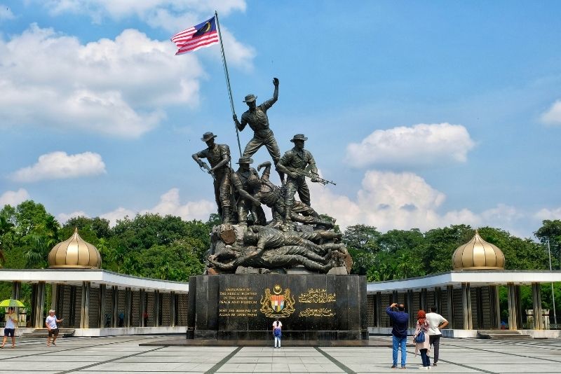 55 – Take a look at one of the biggest bronze statues, the National Monument