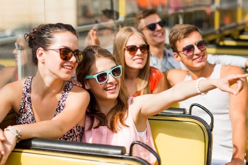 23 – Visit the city via a hop-on hop-off bus tour