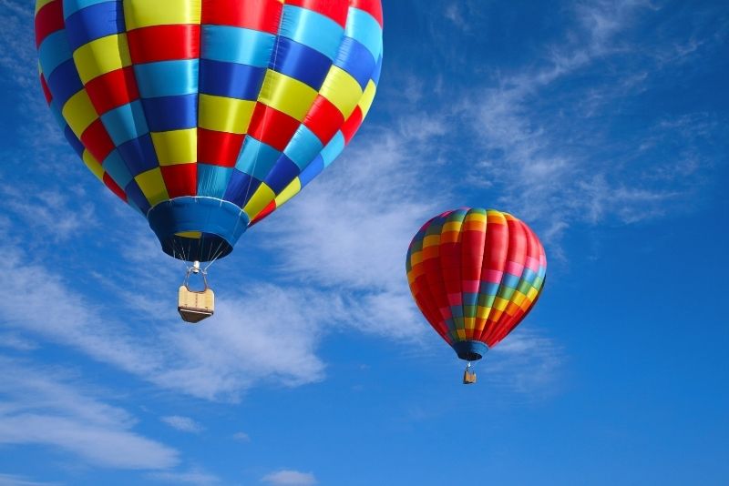 49 – Take your loved one for a romantic hot air balloon ride